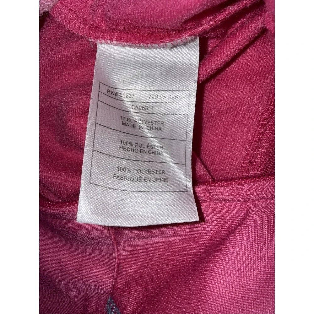 Puma Toddler Girls 2T Sweatsuit Full Zip Jacket Pink Blue Athletic - Picture 6 of 7